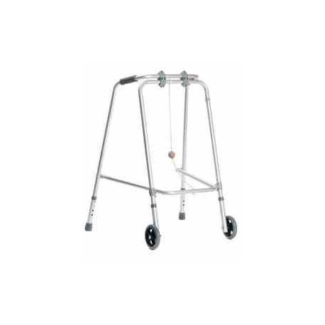 BALKONIK ALUMINIOWY DWUKOŁOWY Z KULKĄ