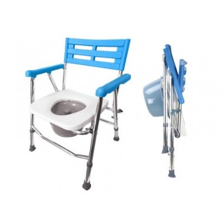 KRZESŁO TOALETOWO-PRYSZNICOWE ALUMINIOWE