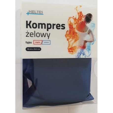 KOMPRES ŻELOWY HELTES TYPU CIEPŁO ZIMNO 18X29,5CM
