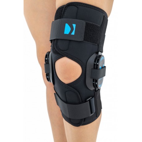 ORTEZA KOLANA KRÓTKA OTWARTA Z REGULACJĄ KĄTA ZGIĘCIA AM-OSK-O/2R