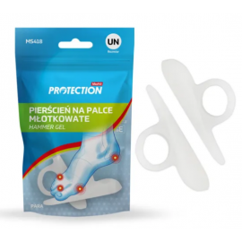 SILIKONOWA PODPÓRKA POD PALCE MŁOTECZKOWATE HAMMER GEL MAZBIT