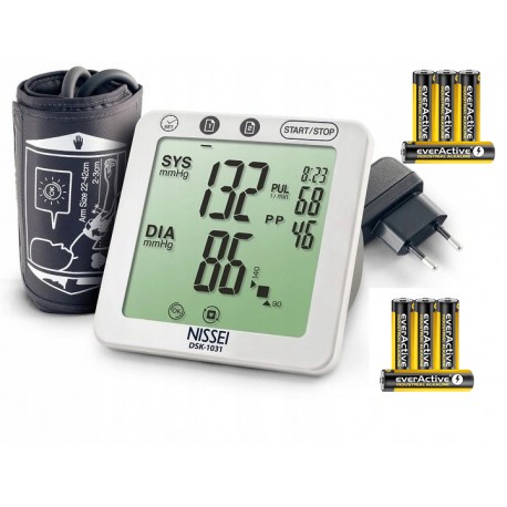 JAPOŃSKI CIŚNIENIOMIERZ NISSEI DSK-1031 + ZASILACZ