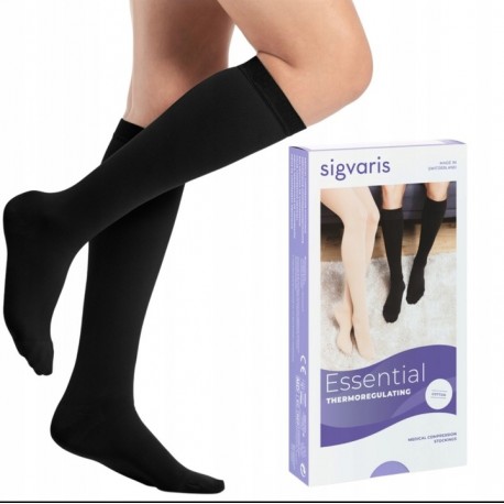 PODKOLANÓWKI SIGVARIS COTTON UCISKOWE 1 KLASA CCL1