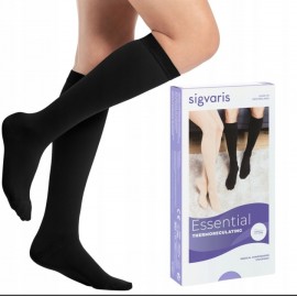 PODKOLANÓWKI SIGVARIS COTTON  ESSENTIAL THERMOREGULATING UCISKOWE 3 KLASA CCL3