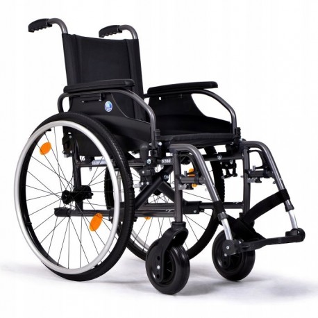 WÓZEK INWALIDZKI ZE STOPÓW LEKKICH VERMEIREN D200 ROZMIAR „48”