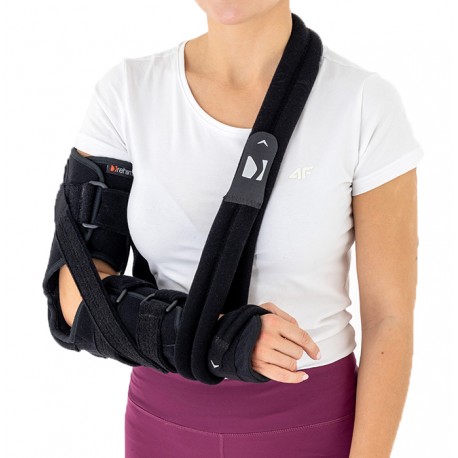 SZYNOWA ORTEZA ŁOKCIA I PRZEDRAMIENIA Z FUNKCJĄ BLOKADY WYPROSTU AM-SL-02 REH4MAT