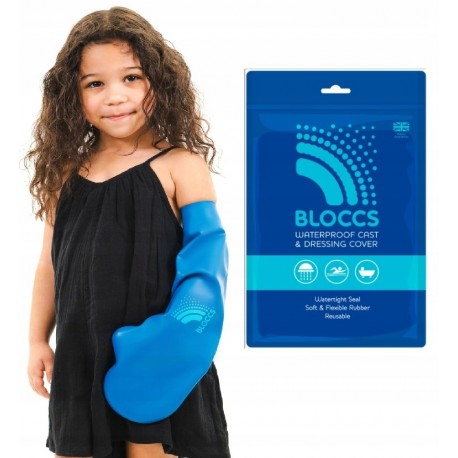 WODOODPORNA OSŁONA - OCHRANIACZ GIPSU NA RĘKĘ BLOCCS KRÓTKA 4-9 LAT