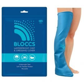 BLOCCS NOGA DŁUGI DOROSŁY OCHRANIACZ WODOODPORNY NA GIPS OPATRUNEK